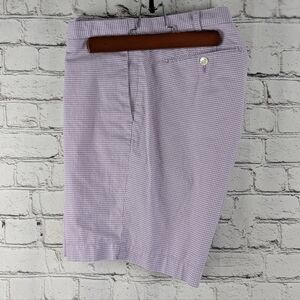 Polo Purple Gingham Checkered Shorts Slim GI Fit, 38 Ralph Lauren